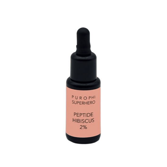 Facial Serum With Lifting Effeect SUPERHERO Peptide + Hibiscus 2%  Skin Care