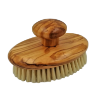 Massage brush Olive oiled wood 