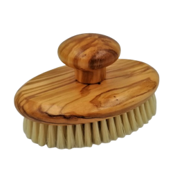Massage brush Olive oiled wood 