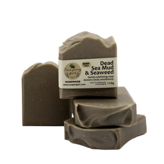 Handcrafted Soap with Dead Sea Mud, Bladderwrack Seaweed & Rosemary Essential Oil Body And Balms