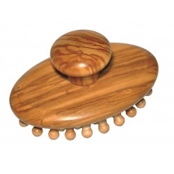 Anti-Cellulite Brush Made from Oiled Olive Wood