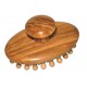Anti-Cellulite Brush Made from Oiled Olive Wood And Balms