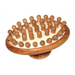 Anti-Cellulite Brush Made from Oiled Olive Wood