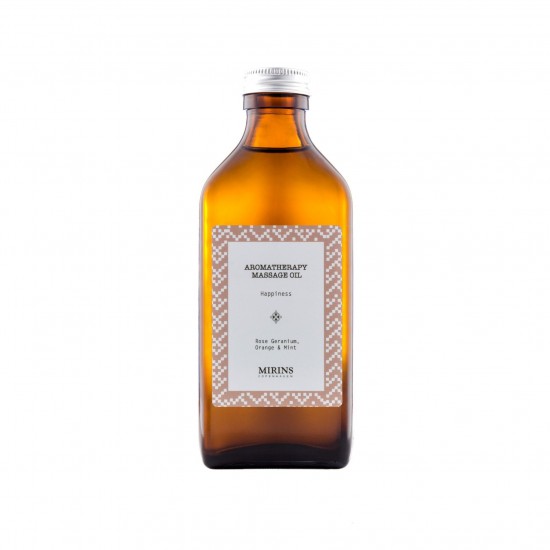 Massage Oil Happiness Rose Geranium, Orange & Mint Body And Balms
