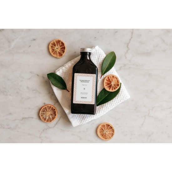 Massage Oil Happiness Rose Geranium, Orange & Mint Body And Balms