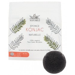 Black konjac sponge