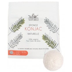 White konjac sponge - Gentle Cleansing & Exfoliation