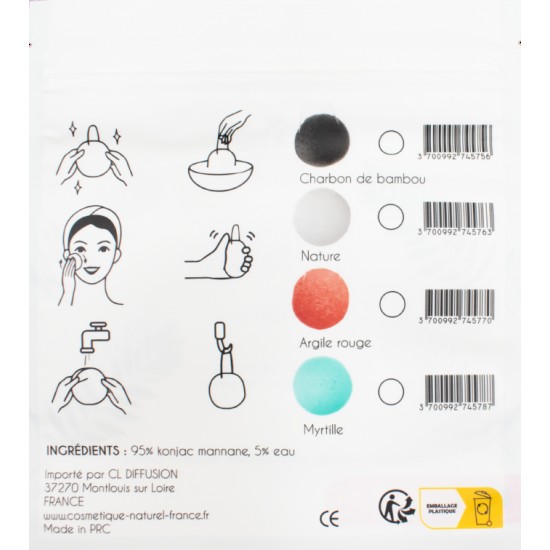 Blue konjac sponge Skin Care