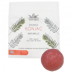 Pink konjac sponge