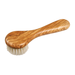 Face Brush with Oiled Olive Wood 