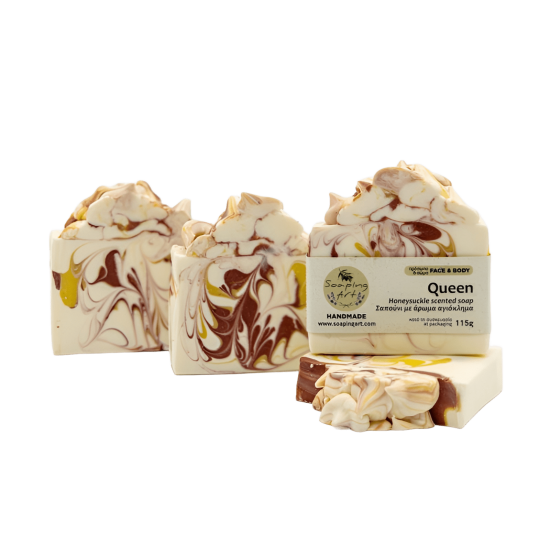 Handmade Natural Moisturizing Soap with Honeysuckle Fragrance Skin Care